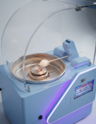 Mini robotic arm spinning cotton candy
